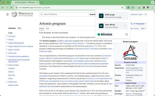Blinkist AI - Google Extension