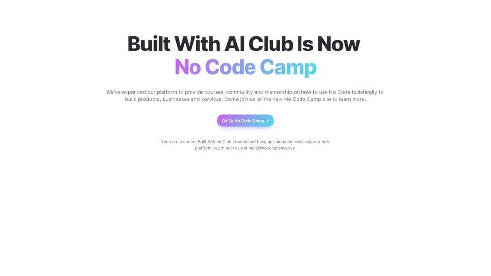 AI and No-Code