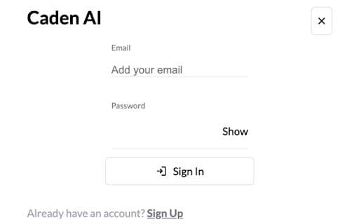 Caden AI - Google Plugin