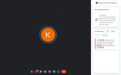 SalesCall AI Assistant - 谷歌插件