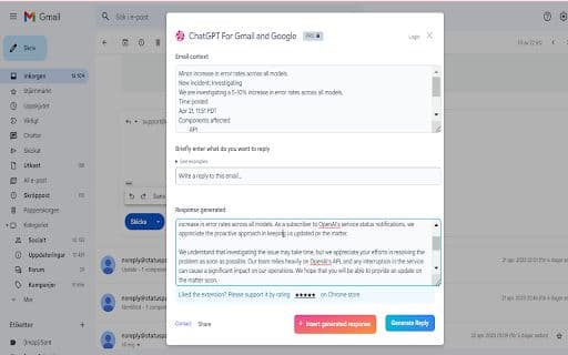 ChatGPT for Google - 谷歌插件