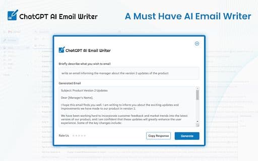 ChatGPT for Gmail - 谷歌插件