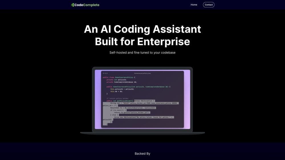 CodeComplete: Enterprise AI Programming Assistant