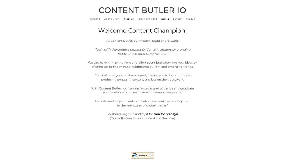 Content Butler.io