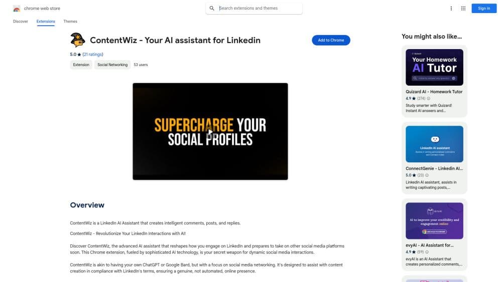 ContentWiz - Google Plugin