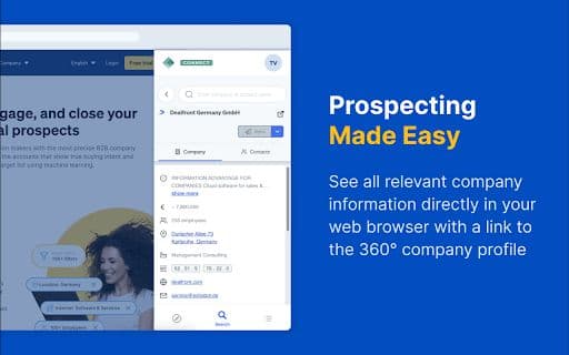 Dealfront Connect - 谷歌插件