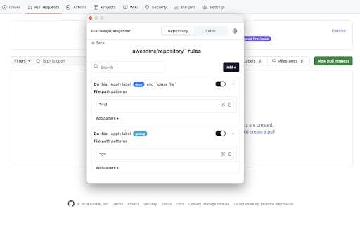 FileChangeCategorizer - 谷歌插件