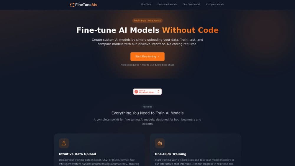 Fine-tune AIs