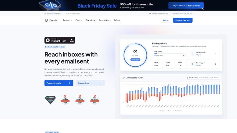 Folderly | Email Delivery Software to Boost Outreach