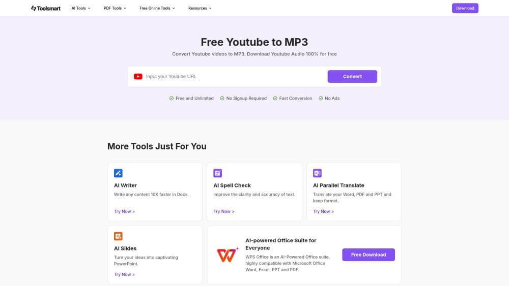 Free YouTube to MP3 Converter
