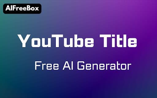 AI YouTube Title Generator - Google Extension