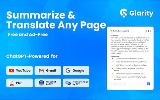Glarity - Google Extension