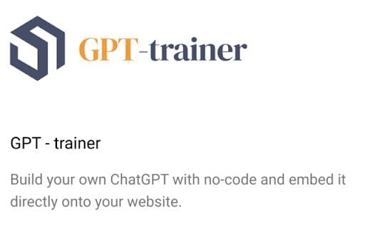 GPT Trainer - 谷歌插件