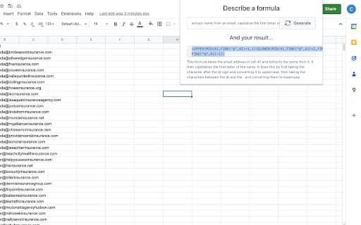 AI Formula Generator - 谷歌插件