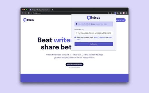 Hintsay - Google Plugin