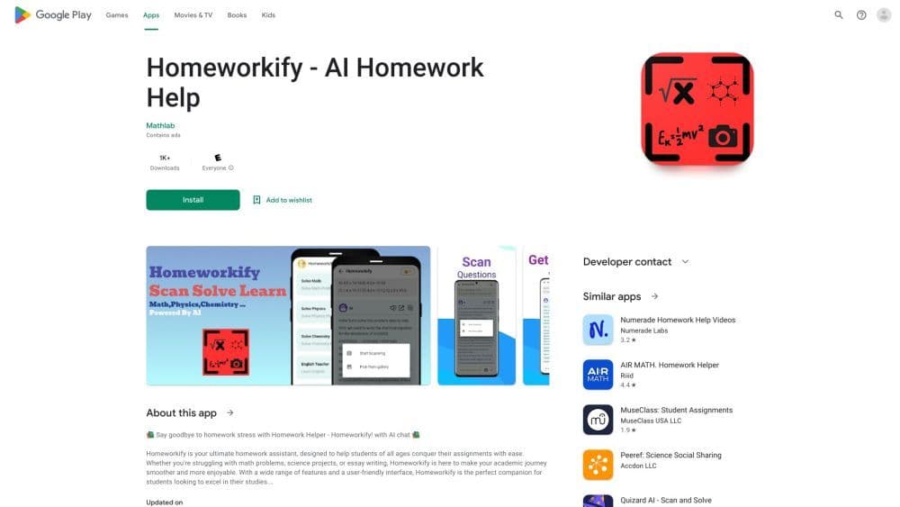 Homework Assistant