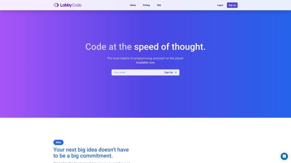Lobby Code - The Most Useful Coding Assistant on Earth
