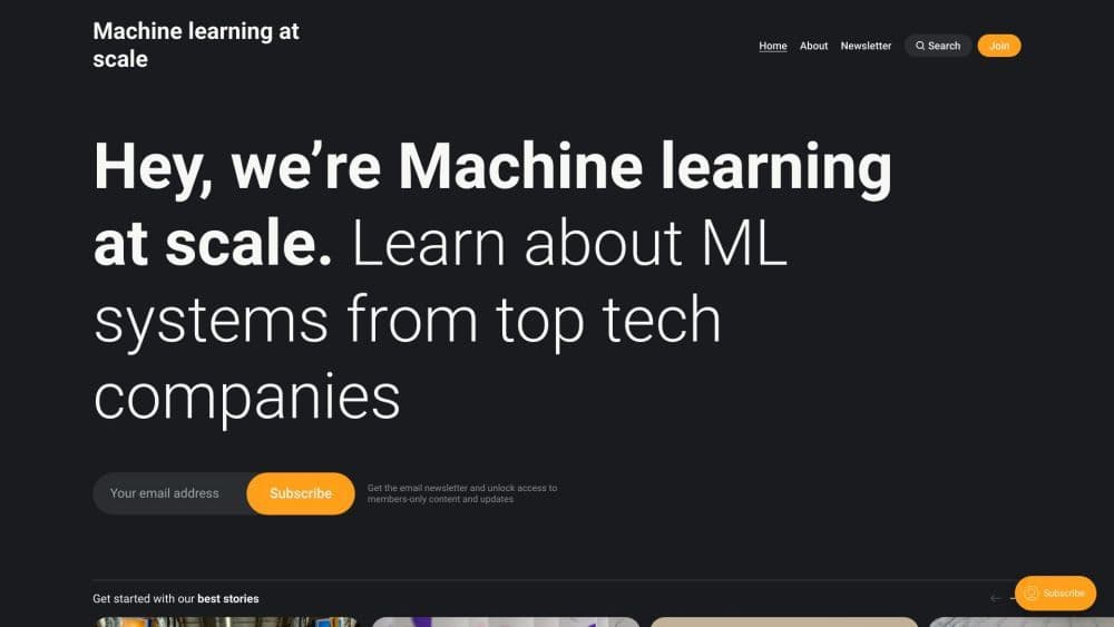 Scalable Machine Learning