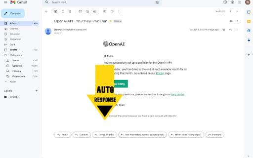 ChatGPT for Gmail - Google Plugin
