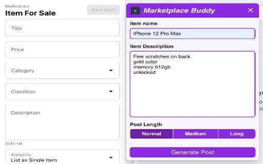 Marketplace Buddy - Google Plugin