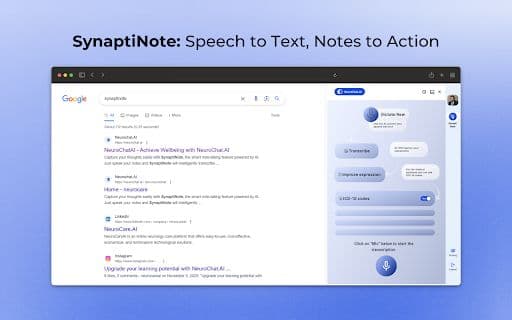 SynaptiNote - Google Plugin