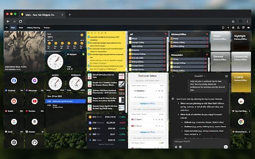 New Tab Widgets - 谷歌插件