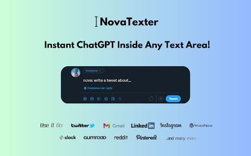 NovaTexter - 谷歌插件