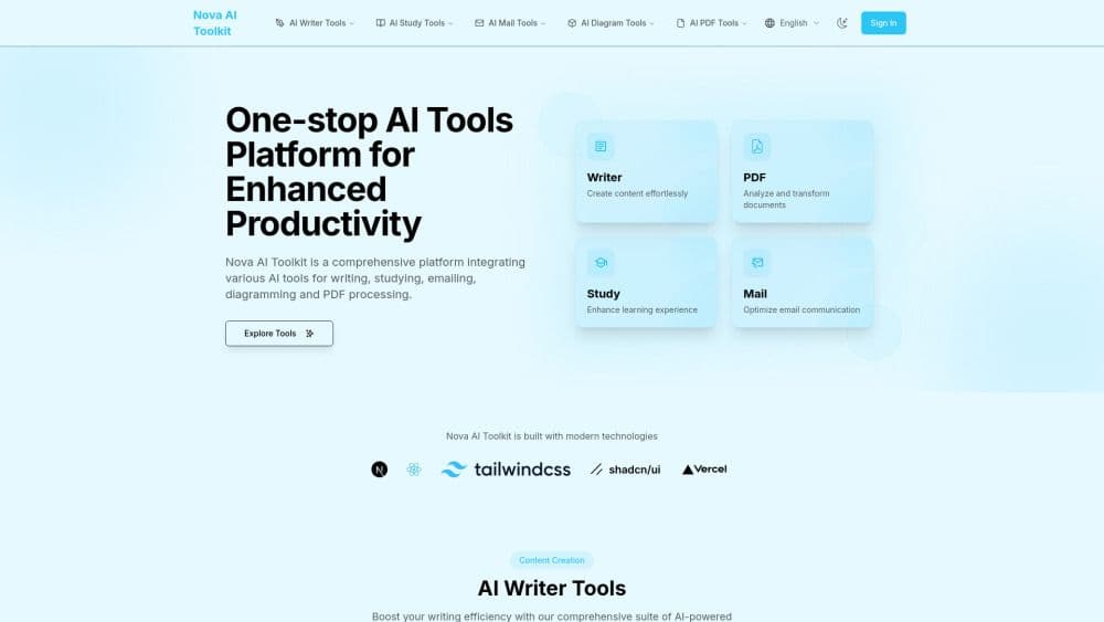 Nova AI Toolkit