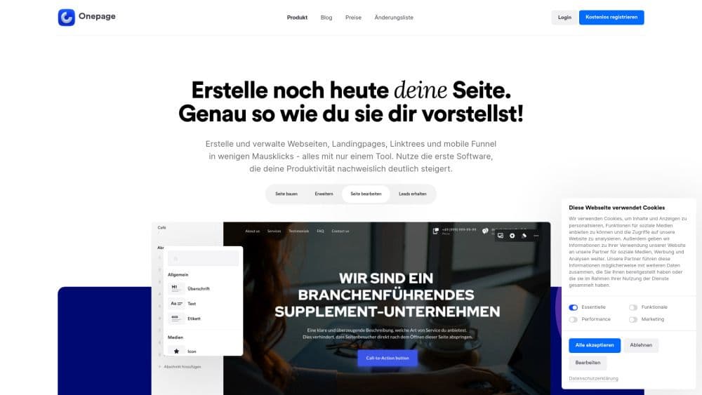 Onepage