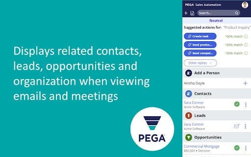 Pega for Gmail - Google Plugin