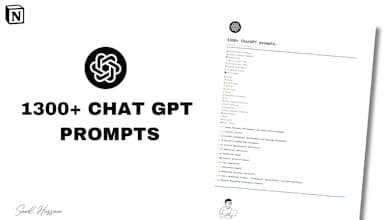 1300+ Premium Chat GPT Prompts Pack