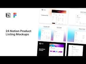 24 Notion Product Listing Templates