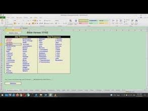 31102 Bible Verses Spreadsheet