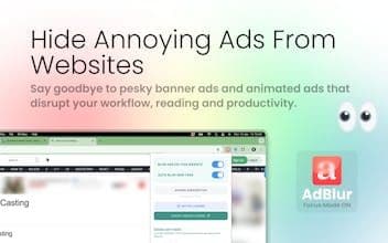 AdBlur - Hide Ads, Focus on Browsing