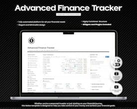 Advanced Finance Tracker Notion Template