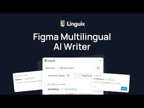 AI Grammar Checker & Rewriter for Figma