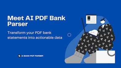 AI PDF bank statement parser