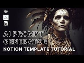 AI Prompt Generator - Notion Template