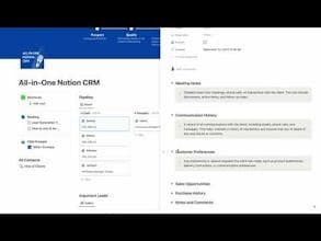 All-in-One Notion CRM