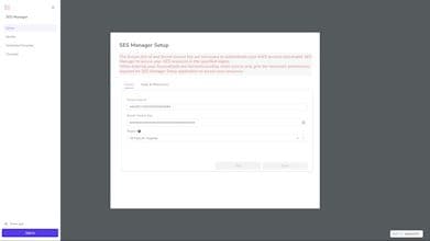 AWS SES Manager