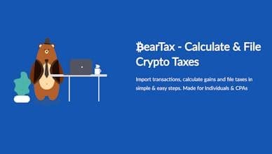 BearTax - Cryptocurrency Tax Software