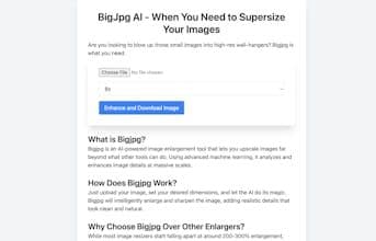 Bigjpg AI
