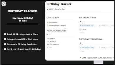 Birthday Tracker