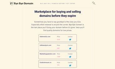 Bye Bye Domain