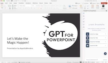 ChatGPT for PowerPoint