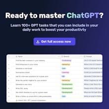 ChatGPT Prompts