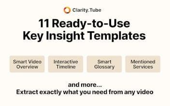 Clarity.Tube - Make Time Matter