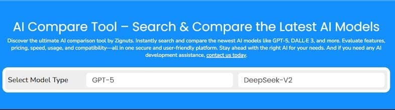 Compare AI Models