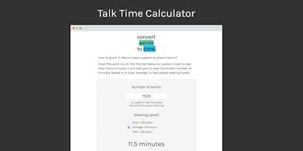 Convert Words to Time