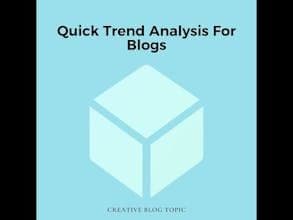 Creative Blog Topic